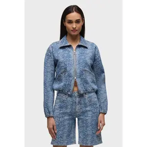 Cropped Zip Up Jacket