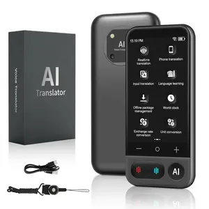 AI Language Translator Device, Instant Two Way Voice Translator, Online & Offline, Voice & Photo Translation for Business Learning Travel
