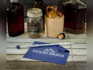 American-Made Alcohol Hydrometer Tester 0-200 Proof & Tralle Pro Series Traceable - For  Distilling