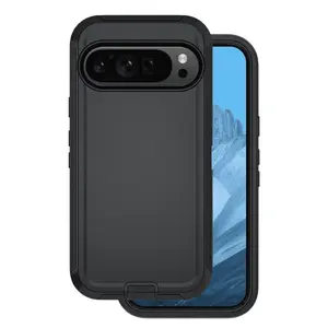 Entronix Case for Google Pixel 10/9/8/7/6 Pro XL - Heavy Duty Triple Layer Cover, Shockproof Protective Smartphone Accessories Protection Wireless