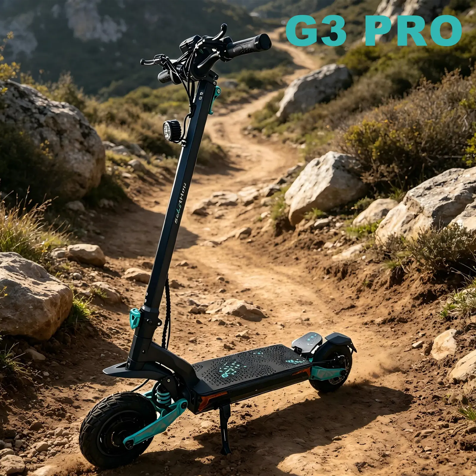 SCOOTHOP G3/G3 Pro Adult Foldable Off-Road Electric Scooter, 1200W/2400W motor, 40-mile range, top speed 34 mph, 10-inch tires, dual disc brakes, dual suspension system, high-brightness front and rear lights, ideal for commuting and fitness., Folding Scoo