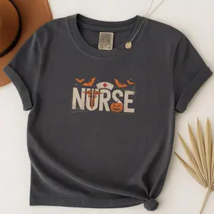 Comfort colors Hocus Poke-us Nurse Halloween Shirt Medical Lab Tech Shirt Spooky Er Crew Nurse Tshirt Health Professional Funny Halloween Rn Doctor Gift TraumNurse