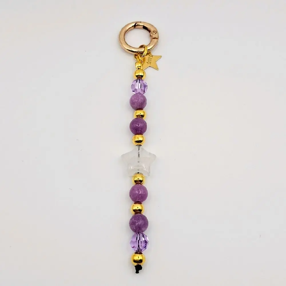 Bohemian Trinkets Grape Soda Drop Bag Charm