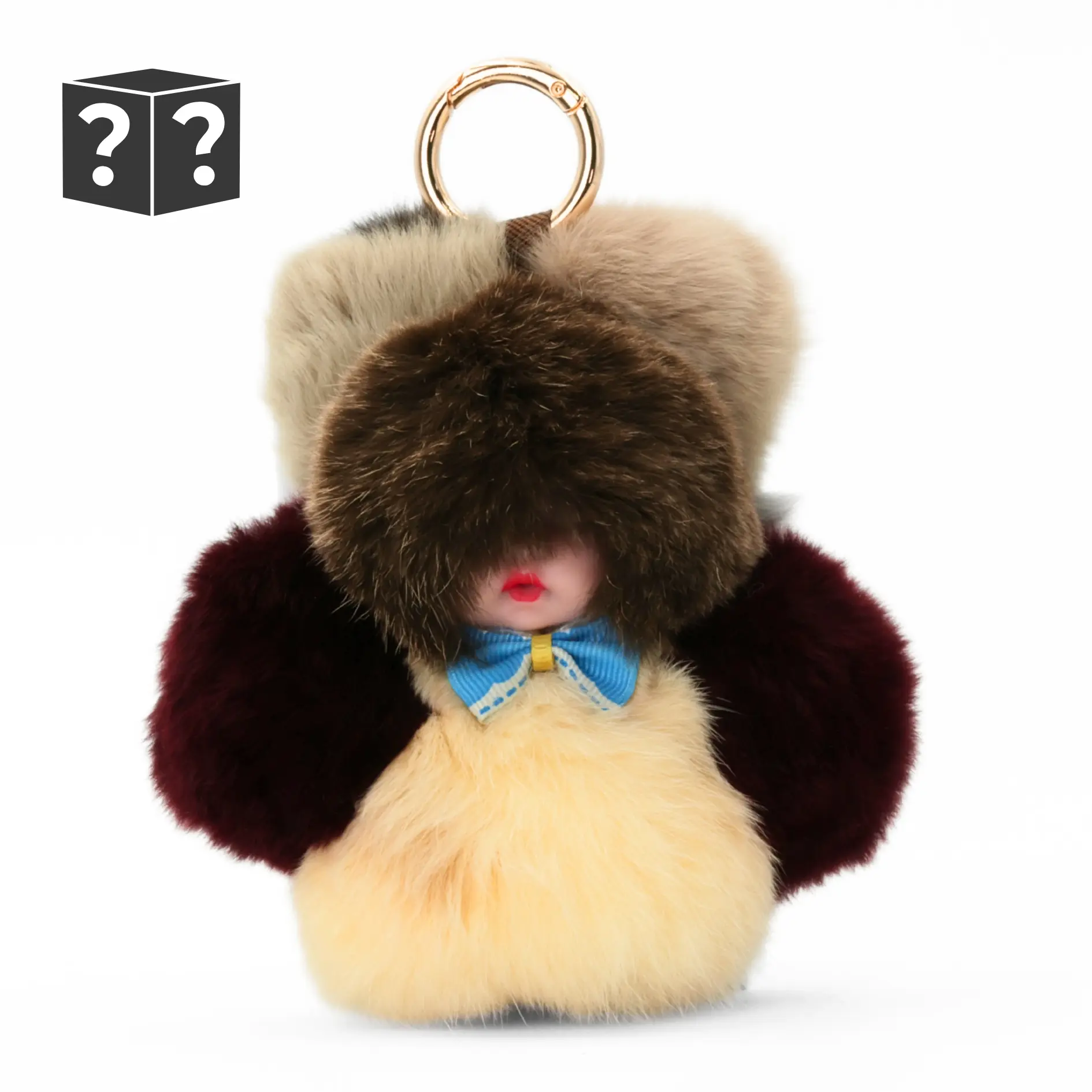 Cuddly Baby Plush Keychain Adorable Furry Mini Charm Soft Stress Relief Toy for Bags Keys Perfect Anniversary Gift Assorted Styles cute fluffy Girly Doll Keychain Collectibles girl accessories  holiday gift