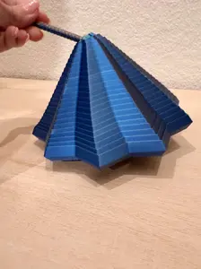 Viral Spiral Star Rotating Fidget | 3D Printed Sensory Desk Accessory | Smooth Twist Stress Relief Spiral