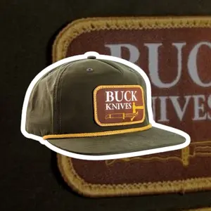 Buck - Vintage Logo Hat - Adjustable Snap Back