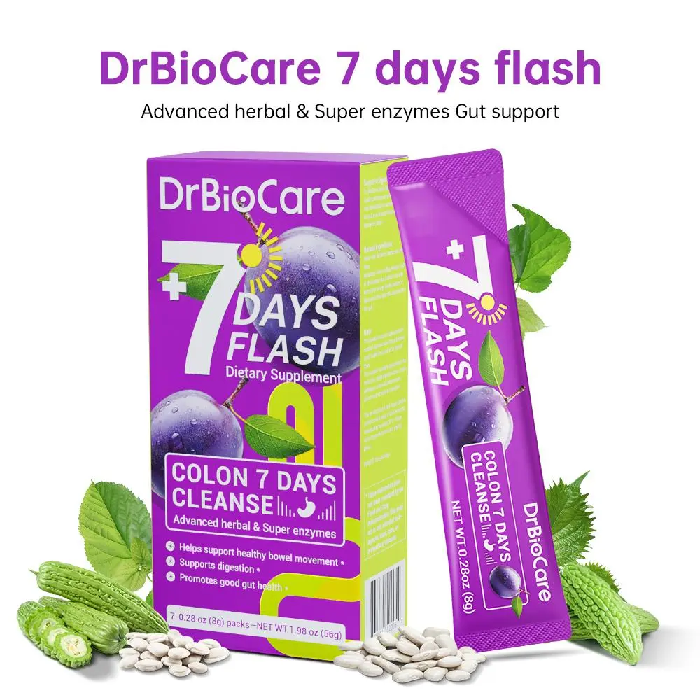 DrBioCare 7 days flash Advanced herbal & Super enzymes Gut support DrBioCare 7 days flash Advanced herbal & Super enzymes Gut support