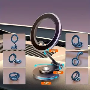 Strong Magnetic Attraction GPS Stand Magnetic Navigation Car Mobile Phone Stand Universal Bracket For iPhone 16 15 14 13 Por Max hilder