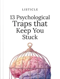 LISTICLE 13 Psychological Traps that Keep You Stuck - Guide to Break Invisible Mental Barriers & Achieve Success with Proven Mindset Shifts