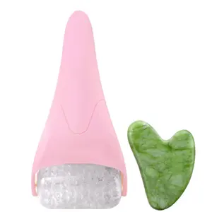 Ice Roller & Jade Gua Sha Set – BAIMEI Face Massage Tools for Skincare #Summervibes