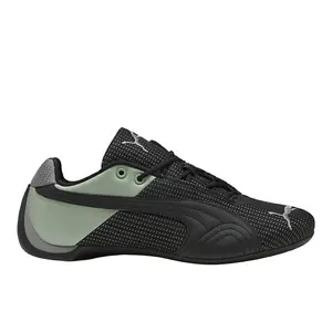 PUMA Mens Future Cat Metallic Lace Up Sneakers Shoes Casual - Black