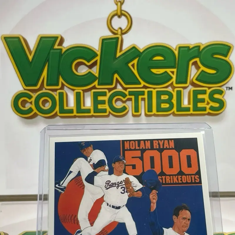 Nolan Ryan 5000 Strikeouts Milestone Card
