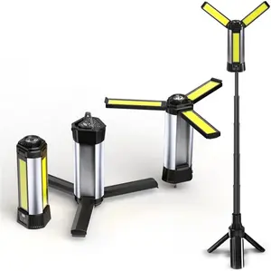 Camping Lights Lighting LED Camping Lantern,WorkLight for Adventure,Fishing,Hiking,Camping,Live Streaming detachable tripod Handheld Led Flashlight High Lumens Flashlight