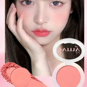Matte and Energetic Girls Naturally Blush Powder Blusher, Pastel Powder Blusher Makeup, High Impact Can Create Color, Light and Smooth Cheek Powder Powder Blusher, Glow, Lightweight Natural Look, Flawless, Facial Cosmetics