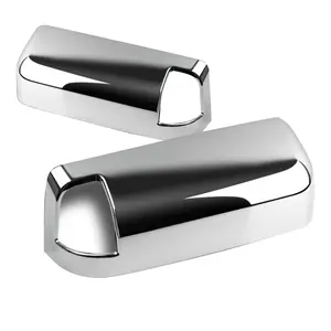 Stay Tuned Performance Pair of Chrome ABS Plastic Side Mirror Cover Cap Compatible With Dodge Ram 1500 2500 3500 4500 5500