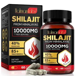 Himalayan Shilajit Resin - 85+ Potency Organic Sugar-Free Advanced Dietary Supplement, Energy Focus Supplement, Brain Booster for Metabolism Support (Capsules Available)