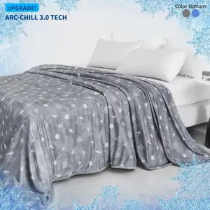 Elegear Cooling Blanket, Arc-Chill Cooling Blanket viral summer blanket for Hot Sleepers Coastal Pattern