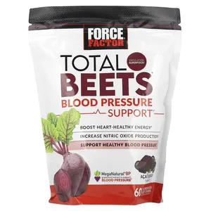 Force Factor Total Beets®, Blood Pressure Support, Acai Berry, 60 Soft Chews