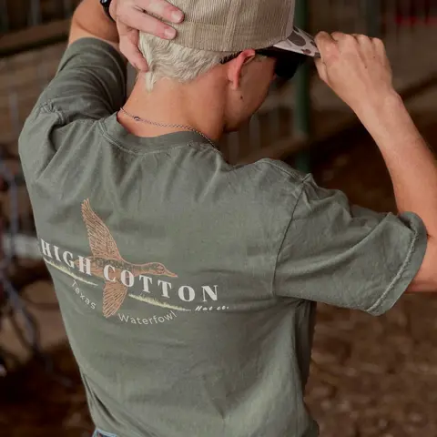 Duck Pocket T Collar Cotton