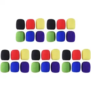 30 Pack Thick Handheld Stage Microphone Windscreen Foam Cover Karaoke DJ (12 Color)