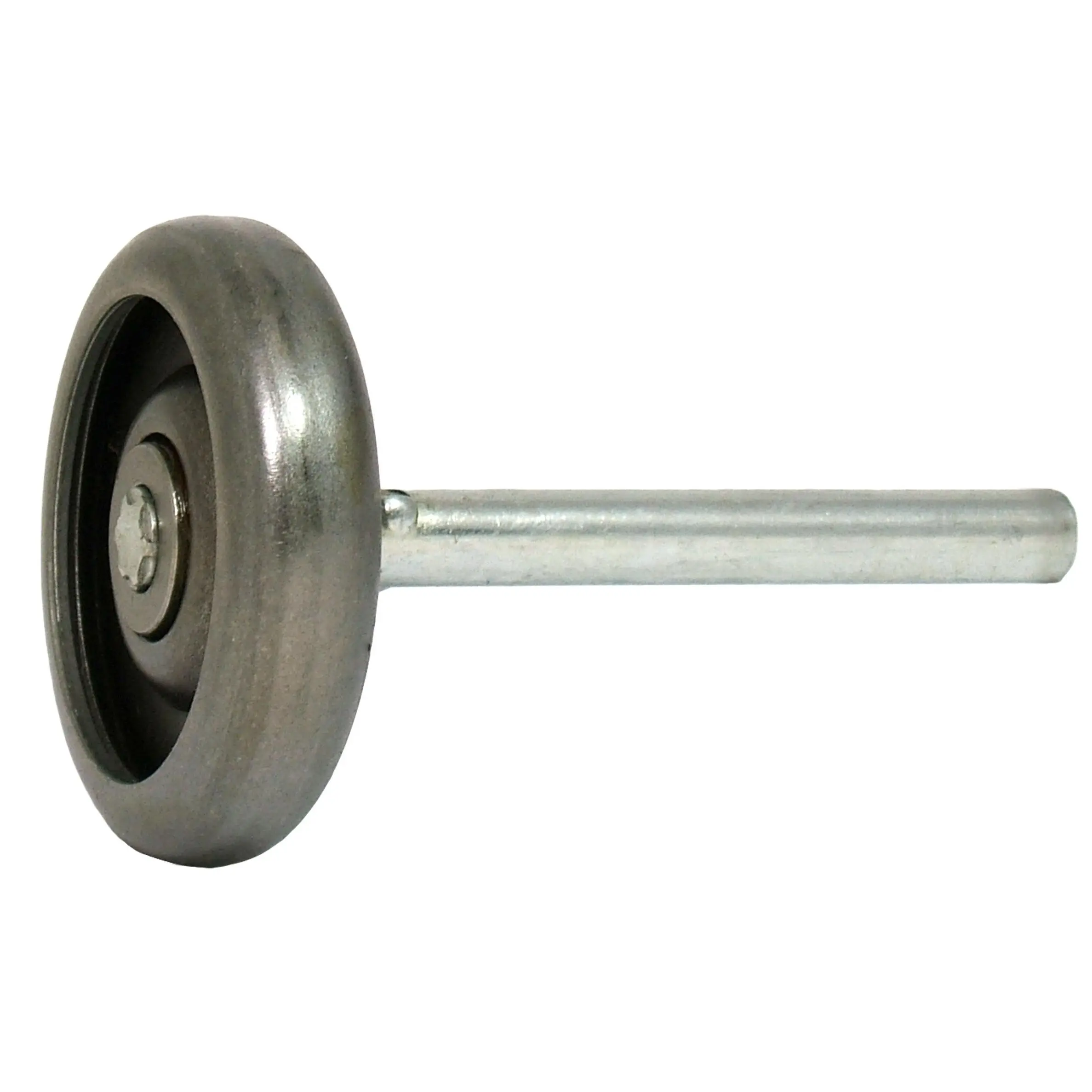 Steel Garage Door Rollers - 3" Wheels, 10 Ball-Bearings, 3.75 Inches, 2.8" Diameter, 10-Pack for Commercial or Heavy Doors