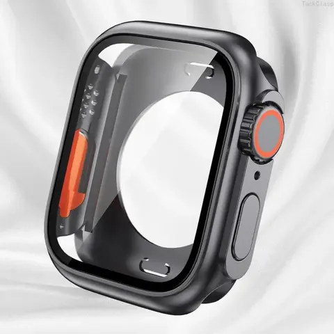 Full Coverage Protective Case for iWatch, Durable Smartwatch Protector Compatible with Series 40mm 41mm 44mm 45mm, Scratch-Resistant Everyday Protection Accessory