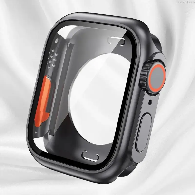 Full Coverage Protective Case for iWatch, Durable Smartwatch Protector Compatible with Series 40mm 41mm 44mm 45mm, Scratch-Resistant Everyday Protection Accessory