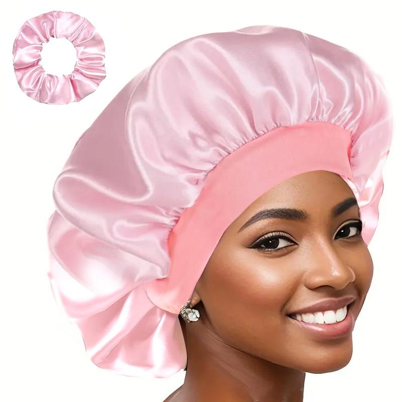 Satin Soft Sleep Set, Including 2pcs Silky Pillowcases, 1pc Breathable Hair Bonnet, 1pc Adjustable Weighted Sleep Eye Mask and 1pc Hair Scrunchie, Simple and Comfortable Bedding Sleep Aid Set, Sleeping Eye Mask