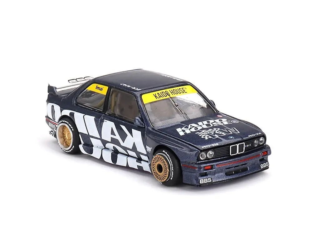 Kaido House x Mini GT Diecast Model Car 1:64 BMW M3 (E30) Kaido Works V1 Dark Blue Limited Edition KHMG154