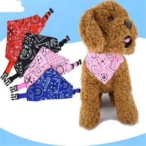 Adjustable Pet Bandana Scarf for Dogs and Cats, Washable