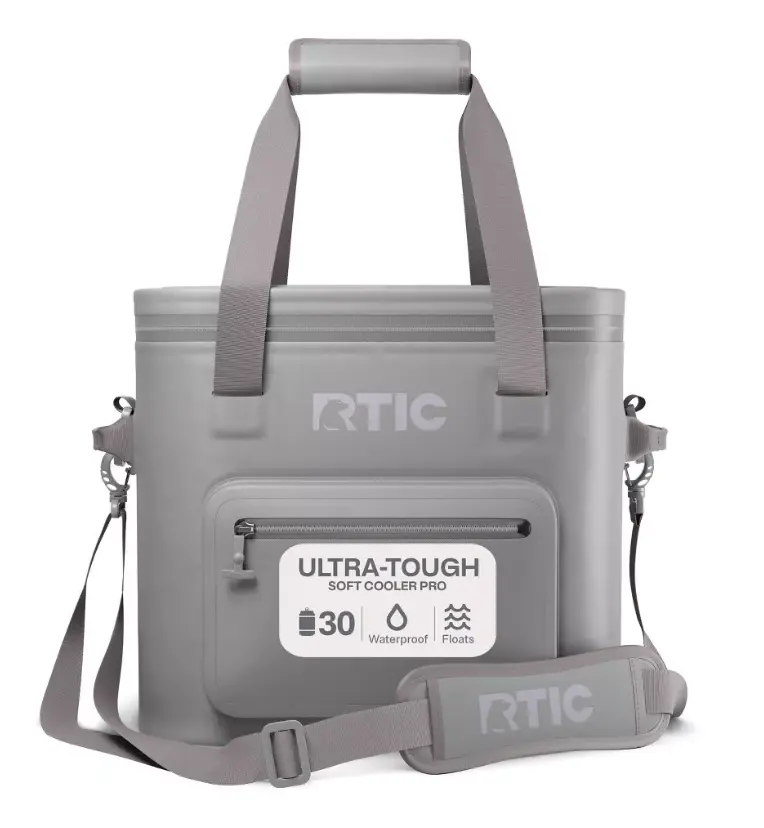 RTIC Outdoors 30 Cans/ 22qt Ultra-Tough Soft-Sided Cooler Pro, Portable Camping Cooler, Beach Camping Cooler, Adventure Gear, Hiking Cooler, Portable Ice Chest, Soft Ice Chest, Food Cooler Bag, Drink Cooler, Ice Bag, Outdoor Gear, Camping Gear