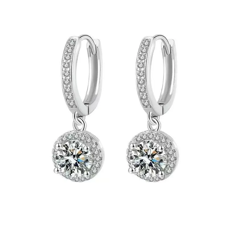 ED61 Round Earrings [One Carat]