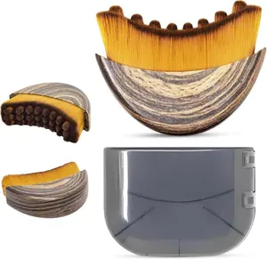 Lymphatic Contour Face Brush Set Ergonomic Design for Precise Lymphatic Drainage & Massaging 1 Pcs with Box Ideal for Enhanced Circulation contour face brush