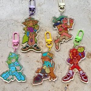 Jojos Bizarre Adventure SBR Clear Acrylic Keychain