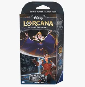 Disney Lorcana: Rise of the Floodborn Starter Deck (Amber & Sapphire) - English Version Disney Lorcana: Rise of the Floodborn Starter Deck (Amber & Sapphire) - English Version