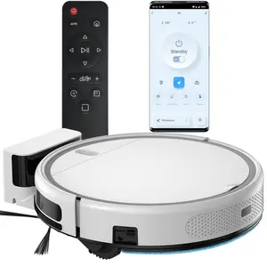 3 In1 Vacuum and Mop Smart Robot Wet Dry Vacuum Cleaner Home with Water Filter Clean 3000pa Powerful Suction Tuya Smartlife App