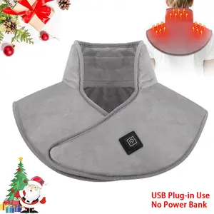 Heating Pad for Neck and Shoulders and Back, USB Heated Wrap with 3 Heat Settings, Soft Electric Heat Pad Shawl, Gifts for Men Women Mom Christmas Winter
