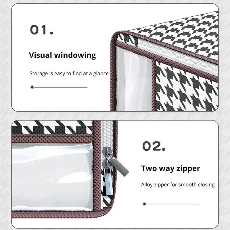 Thickened Non-woven Quilt Storage Bag For Household High-capacity Clothing Clothes Packaging Bag Organizing Luggage Bag