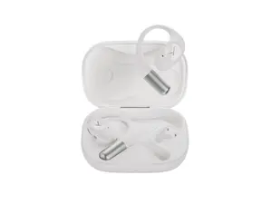 Beyerdynamic AMIRON 200 True Wireless Bluetooth Earbuds w/Ear Hooks. Running, Biking, Sport, Fitness Open Headphones with 36Hrs Playtime. IP54 Weather Resistant Earphones, Lightweight, Mic. (White)