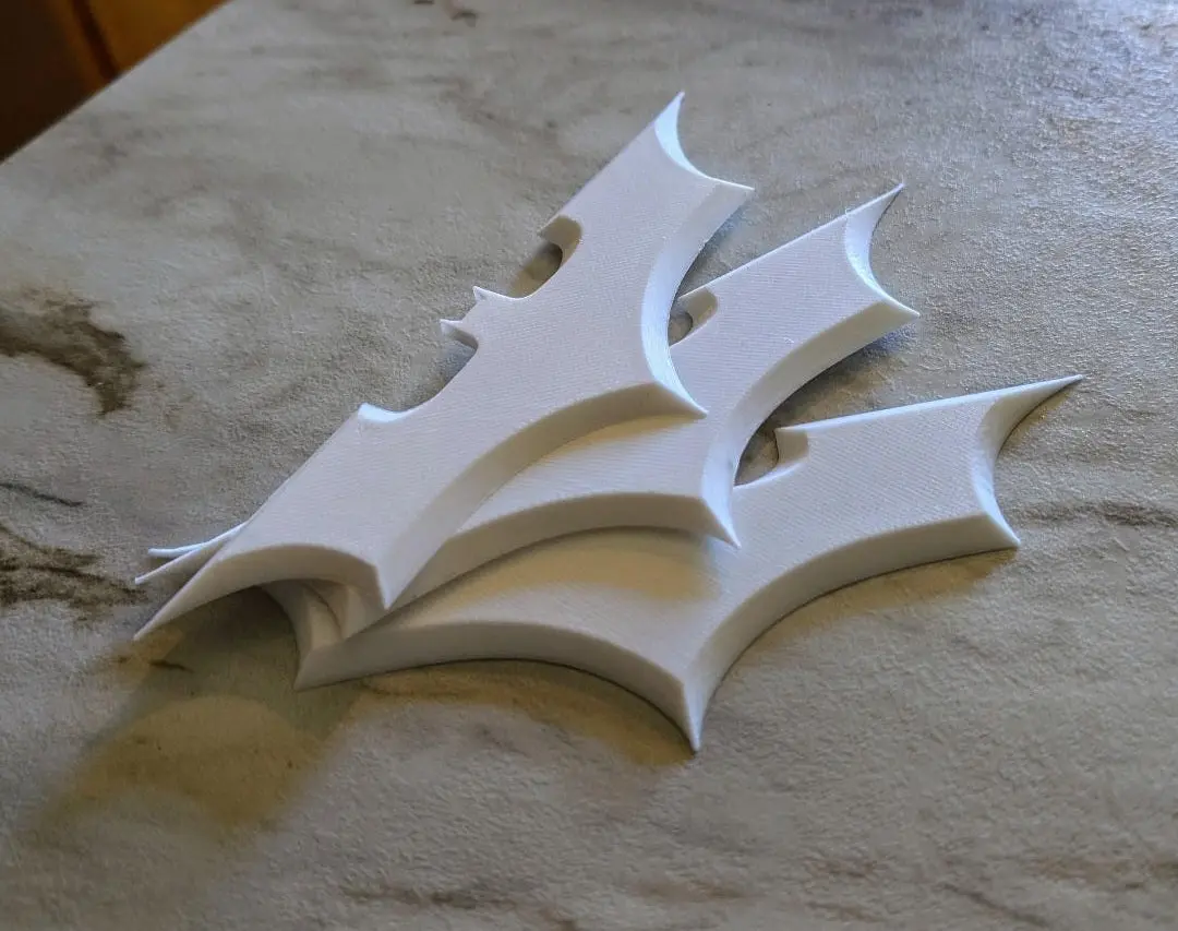 Batarang, Birdarang, & Shuriken | PLA, ASA, Resin 3D Print