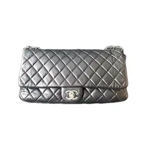 Pre-owned CHANEL Lambskin Shoulder Bags BJ11099040125 Airport Bag Travel Bag Hobo