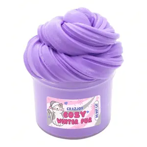 Cartoon Butter Slime Kit 70ML Jar, Ultra Soft Stress Relief Bubble Gum, Fun Squeezing Toy, Perfect for Relaxation and Playtime
