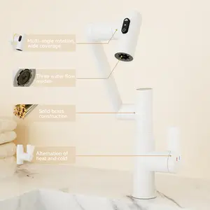 Smart Temperature Bathroom Faucet,Single Handle Bathroom Faucet,Bathroom Sink Faucet,Kitchen Faucet taps