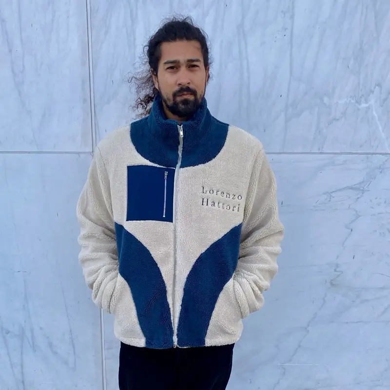 Oversized Sherpa jacket