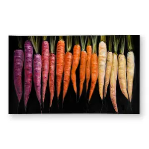 360 stand Polyester Rectangle Colorful Carrot Print Farmhouse Rug, 3x5 ft, Outdoor Patio Rug for Kitchen & Outdoor Areas - Household Textiles Carpet