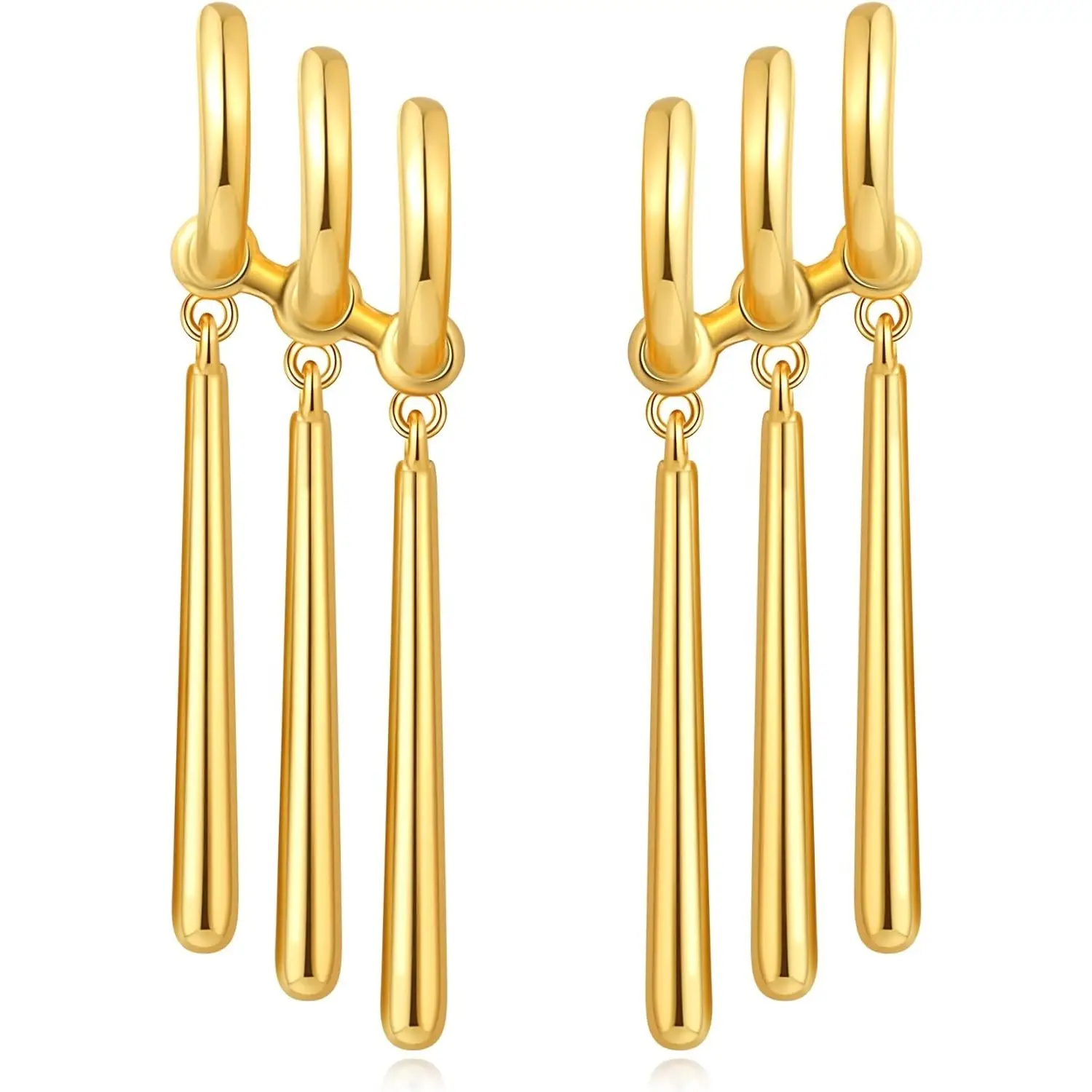 Jstyle Anime Inspired Earrings - -Plated Fashion Statement for Anime Lovers