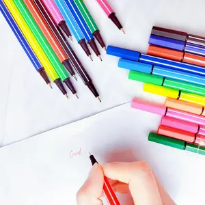 Colored pen drawing, sketching, writing, note-taking, adult colored pencils, suitable for teachers, students, artists, families, schools, offices, art projects satisfying  pens print pen set Aesthetic Pastel Markers