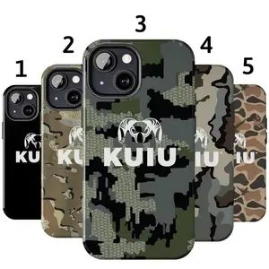 Kuiu Hunting Camo Rubber Protective Smartphone Casing, Premium Shockproof Heavy-Duty Polycarbonate Cover, Military-Grade Drop & Impact Protection, Custom Fit for iPhone 11-17 Pro Max Plus
