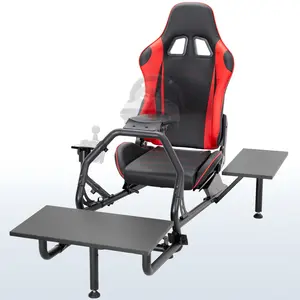 Racing Simulator Cockpit with Shelf Kit