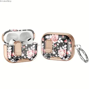 2026NEW HOT  Clear Lock AirPods Case – Transparent TPU Protective Cover with Keychain, Cute Shockproof Case for AirPods Pro 2 & AirPods 4